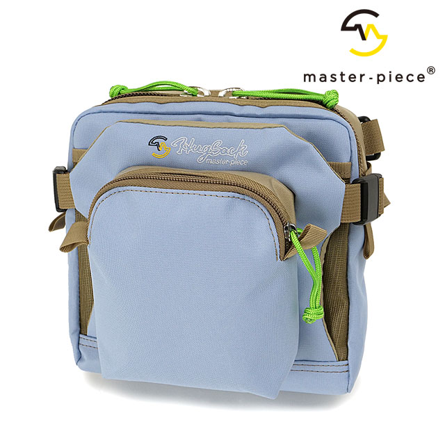 マスターピース master-piece ハグサック スクエアショルダーバッグ 03232 SS25 4L HugSack SQUARE SHOULDER BAG 鞄 日本製 SAX 正規取扱店