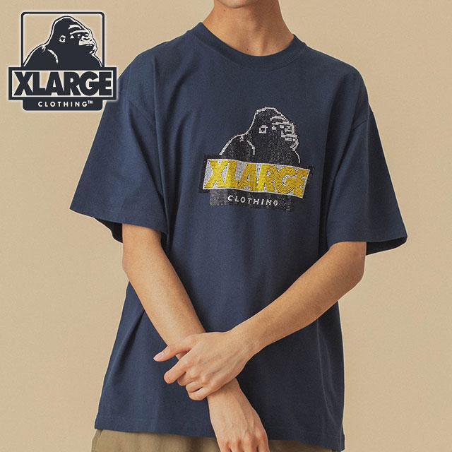 XLARGE エクストララージ ラインストーン スランテッド OG