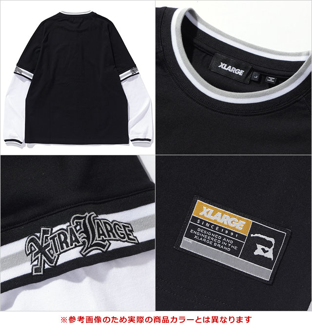XLARGE（エクストラ ラージ） 91 レイヤード ロングスリーブTシャツ