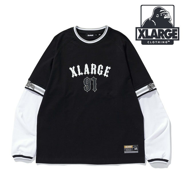 XLARGE（エクストラ ラージ） 91 レイヤード ロングスリーブTシャツ