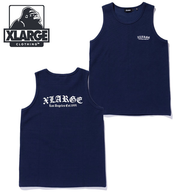XLARGE（エクストラ ラージ） オールドイングリッシュ ワッフルタンク