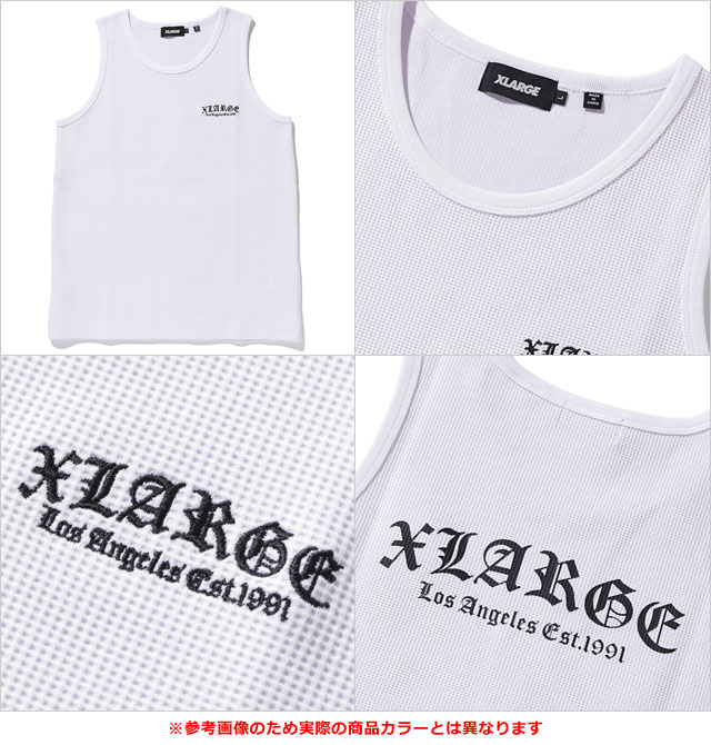 XLARGE（エクストラ ラージ） オールドイングリッシュ ワッフルタンク