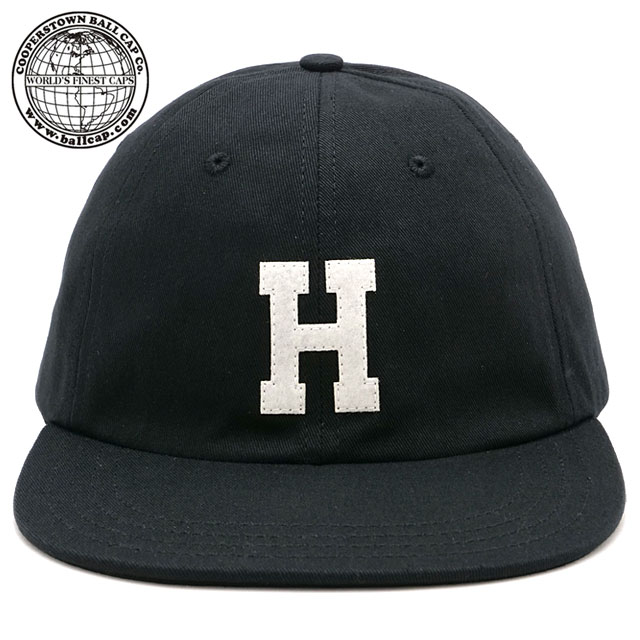 �N�[�p�[�Y�^�E���{�[���L���b�v COOPERSTOWN BALLCAP �L���b�v �n���E�b�h�E�X�^�[�Y 1938�N���f�� HWDP38 SS25 �X�q MADE IN USA BLACK ���K�戵�X