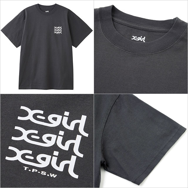 X-girl（エックスガール） グローロゴショートスリーブTシャツ