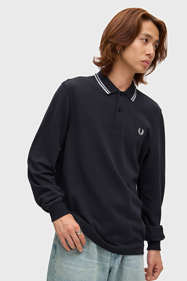 FRED PERRY（フレッドペリー） ポロシャツ ロングスリーブ ツイン