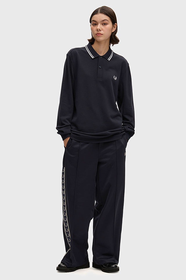 FRED PERRY 長袖 ポロシャツ FRED PERRY（フレッドペリー） ポロシャツ ロングスリーブ ツイン