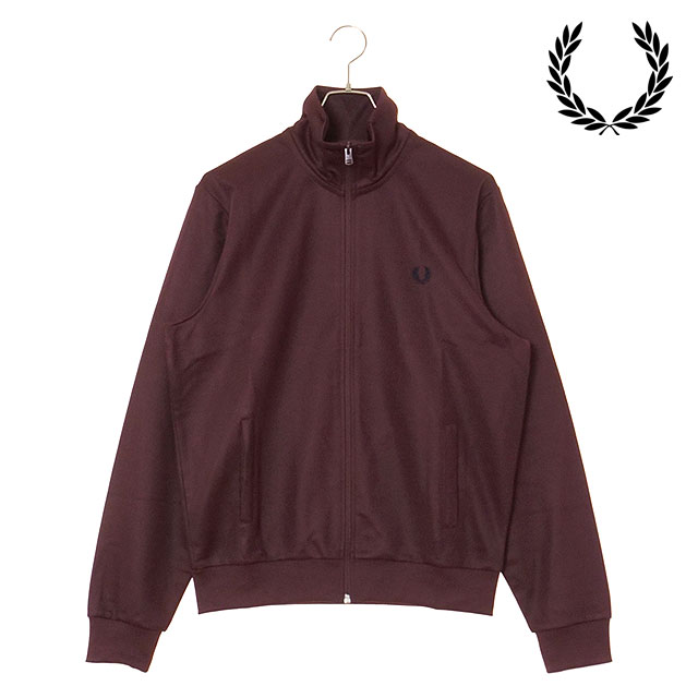 FRED PERRY フーディトラックジャケットL バーガンディ FRED PERRY フレッドペリー トラックジャケット J6000-597 FW25