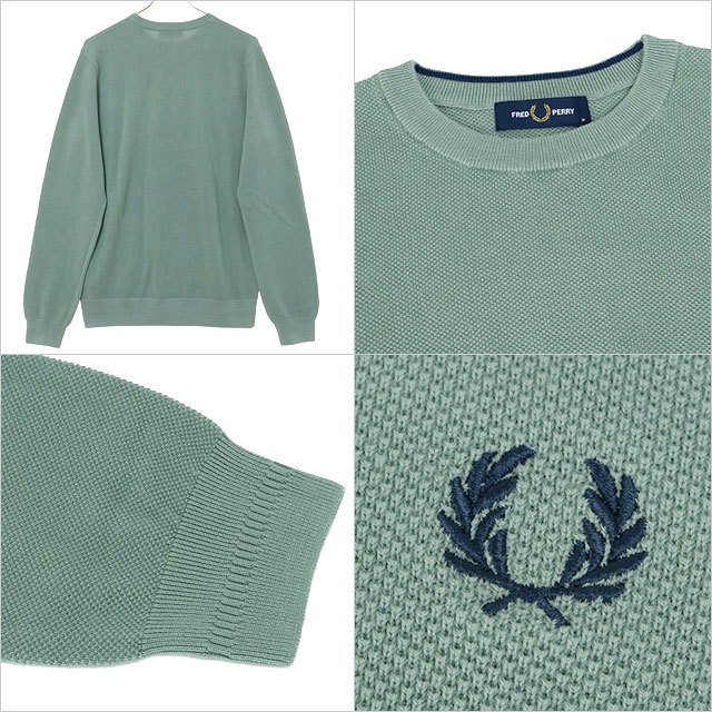 FRED PERRY（フレッドペリー） ピケステッチジャンパー K1309-Z16 FW25
