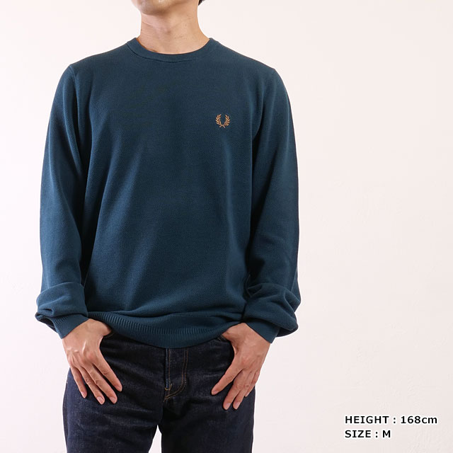 FRED PERRY（フレッドペリー） ピケステッチジャンパー K1309-Z23 FW25