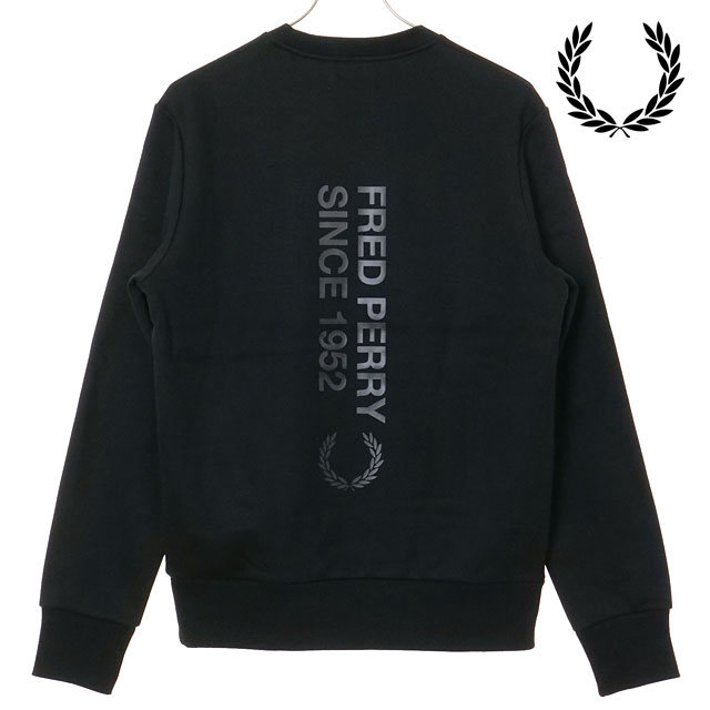 dg32 FRED PERRY 長袖 トレーナー 黒 メンズMサイズ相当 dg32 FRED PERRY 長袖 トレーナー 黒 メンズMサイズ相当 - メルカリ