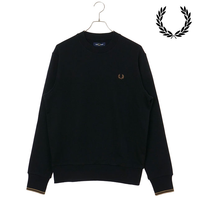 FRED PERRY ブラック 長袖 トレーナー FRED PERRY（フレッドペリー） トレーナー スウェット ZOZO限定ギフト