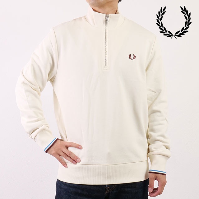 FRED PERRY（フレッドペリー） ハーフジップ スウェットシャツ M3574