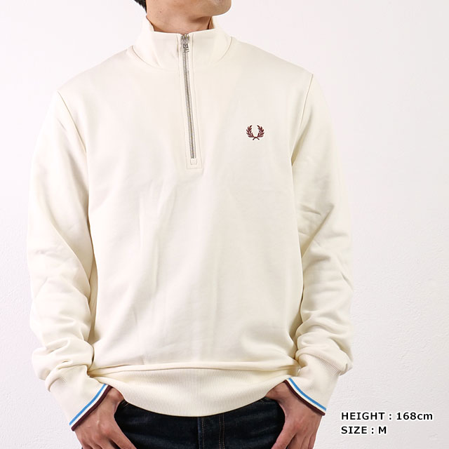 FRED PERRY（フレッドペリー） ハーフジップ スウェットシャツ M3574