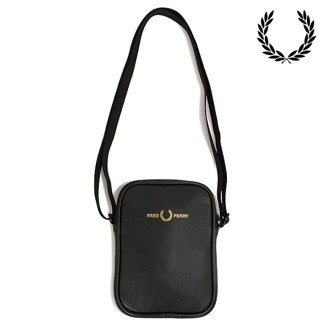 FRED PERRY（フレッドペリー） スコッチグレインレザー サイドバッグ