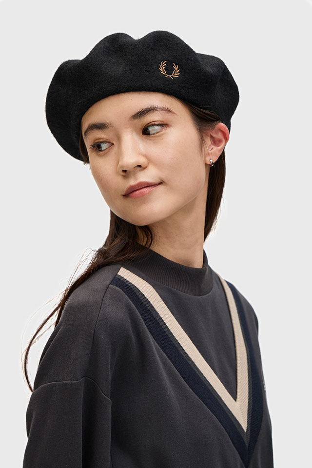 FRED PERRY（フレッドペリー） ベレー HW7646-220 FW25 BERET メンズ