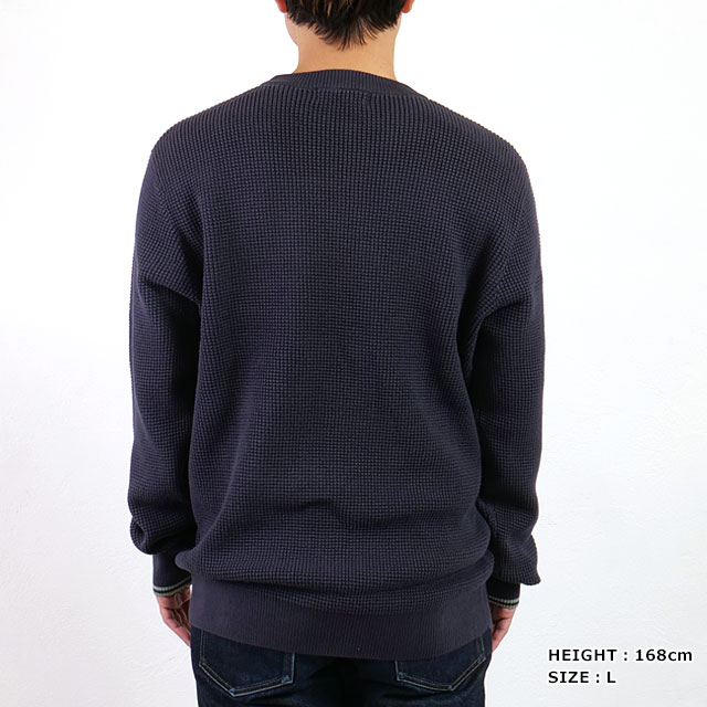 【希少、レア】MUVEIL×Fred Perry ニットセーター【２点セット】 FRED PERRY（フレッドペリー） メンズ チルデン ストライプ Vネック