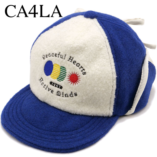 カシラ CA4LA ベースボールキャップ [TKU00419 FW25] PLOY メンズ・レディース 帽子 シコロ付きキャップ フリーサイズ BLUE 正規取扱店【coupon】 CA4LA（カシラ） ベースボールキャップ TKU00419 FW25 PLOY メンズ