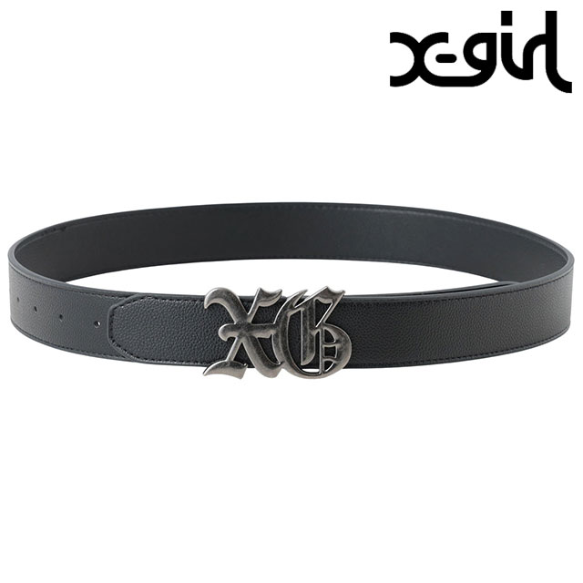 Yahoo! Yahoo!ショッピング(ヤフー ショッピング)エックスガール X-girl XGエンブレムベルト 105253054015 FW25 XG EMBLEM BELT レディース Xgirl 小物 バックルベルト フェイクレザー SILVER 正規取扱店