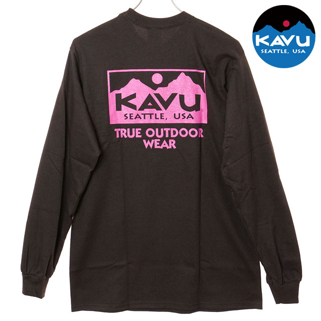 KAVU（カブー） ロングスリーブ トゥルーロゴTシャツ 19822326 FW25 LS 