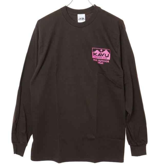 KAVU（カブー） ロングスリーブ トゥルーロゴTシャツ 19822326 FW25 LS 
