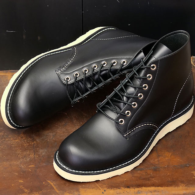 REDWING 8165 ラウンドトゥ ブラック レッドウィング RED WING SHOES REDWING JAPAN正規品 レッドウィングRW8165