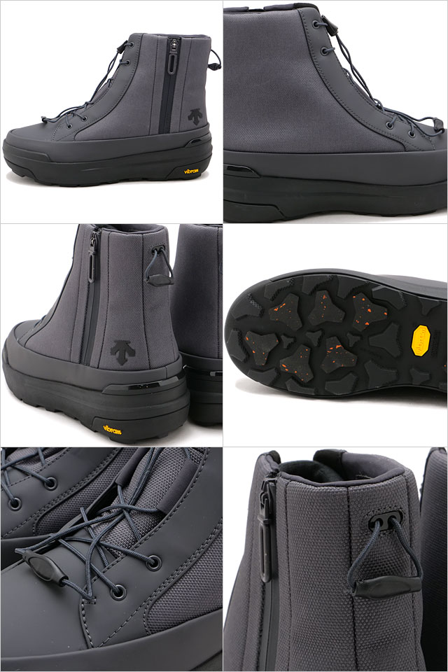 デサント DESCENTE スニーカー ディートレース LU ハイカット アガット [DU5FBT00UZ FW25] DTRACE LU HI AGAT メンズ・レディース 靴 防水 ウィンターブーツ ビブラムソール BKGY 正規取扱店 DESCENTE（デサント） スニーカー ディートレース LU ハイカット