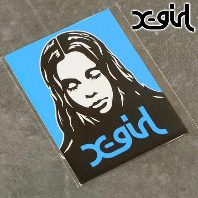X-girl（エックスガール） エックスガールフェイスステッカー