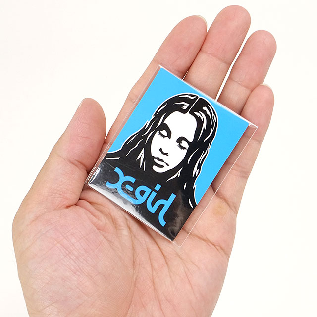 X-girl（エックスガール） エックスガールフェイスステッカー