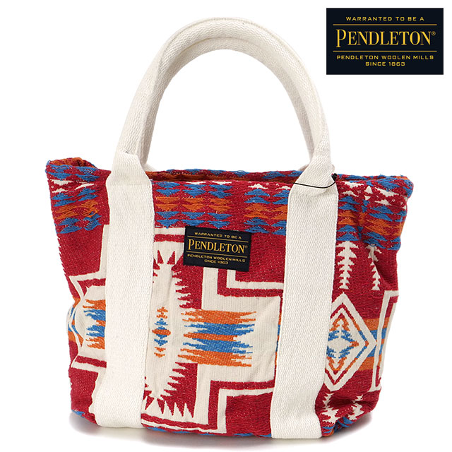 �ڥ�ɥ�ȥ� PENDLETON ���㥬���ɥߥ˥ȡ��� PDT-000-253039 FW25 JAQUARD MINI TOTE ��󥺡���ǥ����� �� ����� �ϥ�ɥХå� RED �����谷Ź