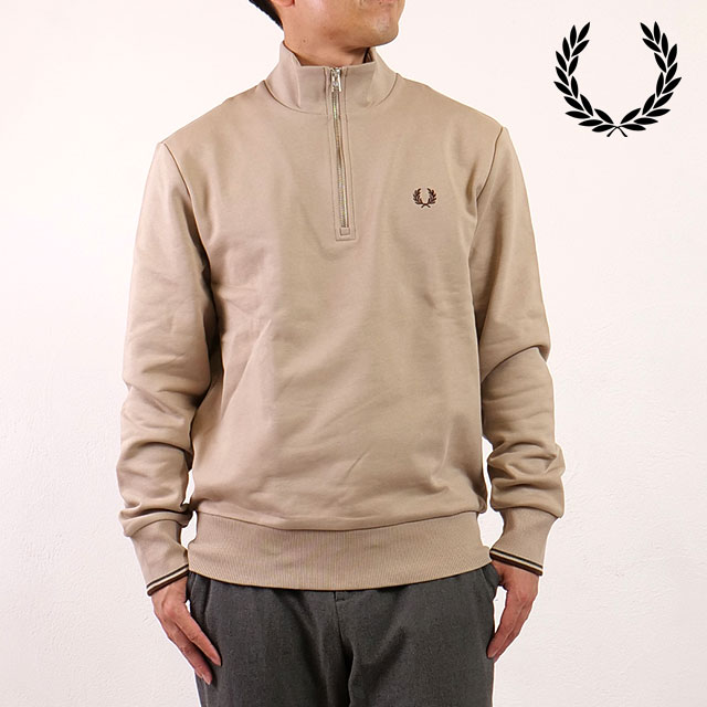 FRED PERRY（フレッドペリー） ハーフジップ スウェットシャツ M3574