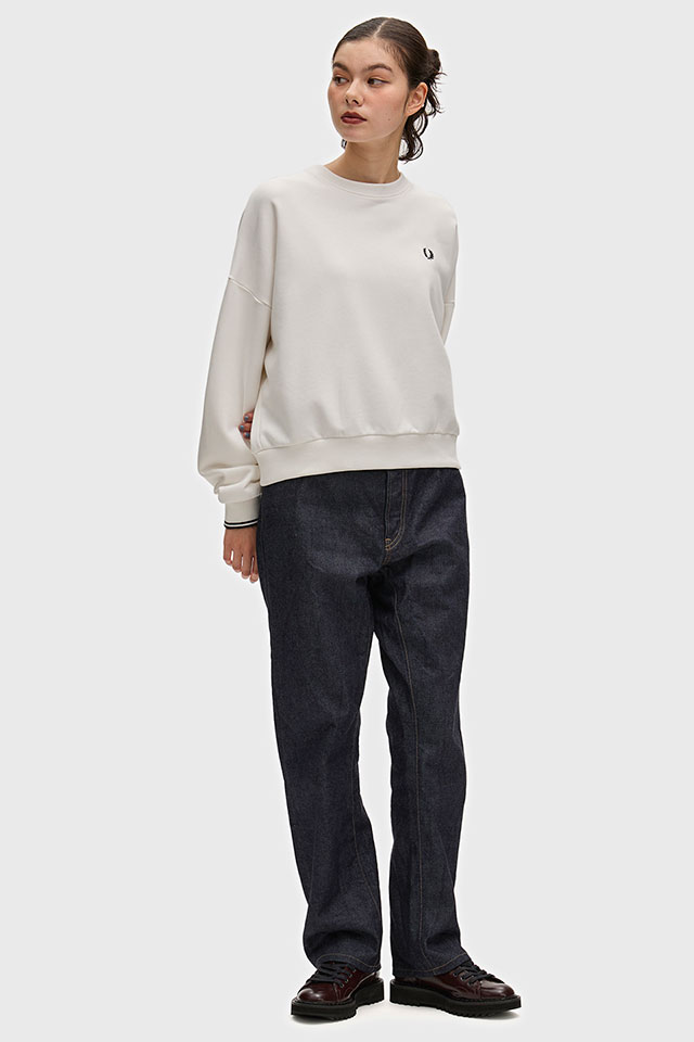 グレー フレッドペリー トレーナー FRED PERRY ハイネック トレーナー