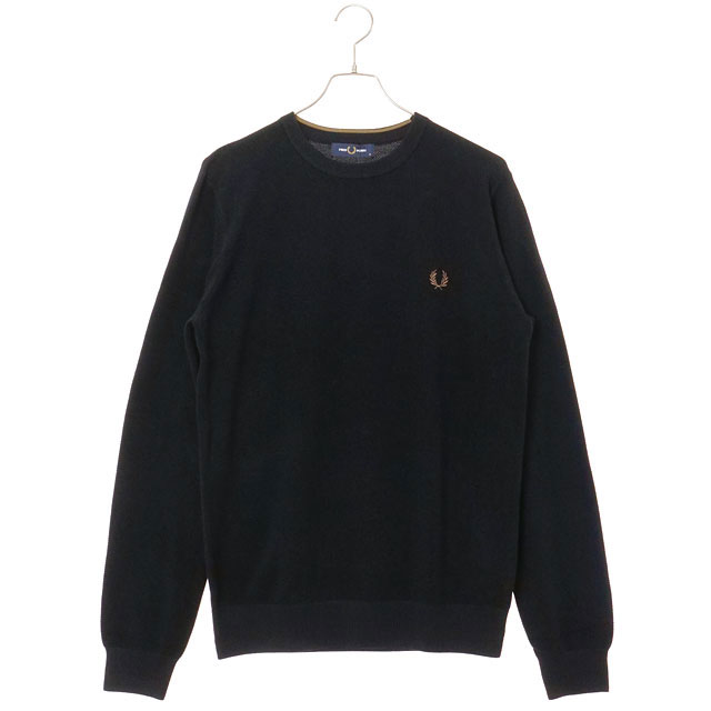 フレッドペリー FRED PERRY ピケステッチジャンパー K1309 PIQUE STITCH JUMPER メンズ トップス セーター クルーネックニット 当店激オシ 正規取扱店