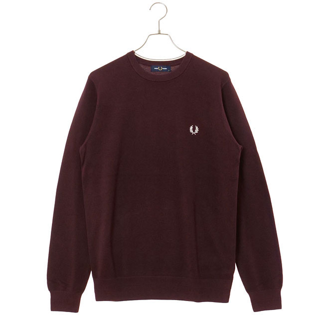 フレッドペリー FRED PERRY ピケステッチジャンパー K1309 PIQUE STITCH JUMPER メンズ トップス セーター クルーネックニット 当店激オシ 正規取扱店