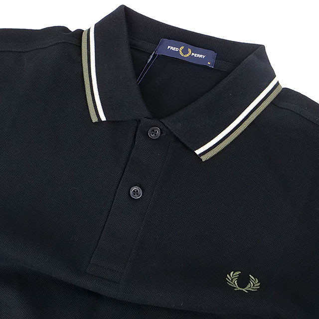 FRED PERRY（フレッドペリー） ロングスリーブ ツインティップド