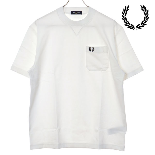 FRED PERRY フレッドペリー スウィングトップ 短丈 ロゴ FRED PERRY（フレッドペリー） メンズ ポケットディテールTシャツ