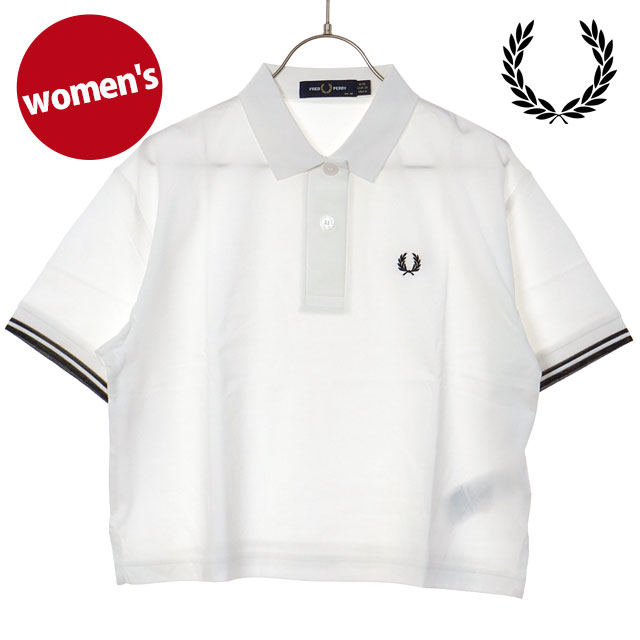 FRED PERRY（フレッドペリー） レディース シアーティップドポロシャツ