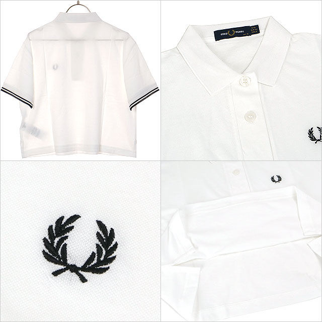 FRED PERRY（フレッドペリー） レディース シアーティップドポロシャツ