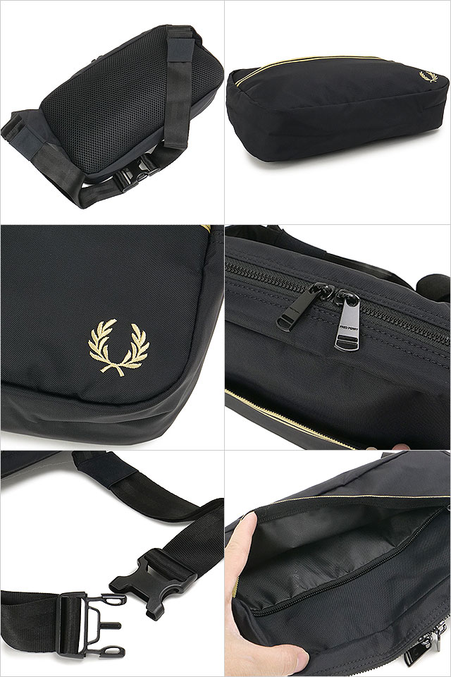 FRED PERRY（フレッドペリー） ティップドテープクロスボディバッグ