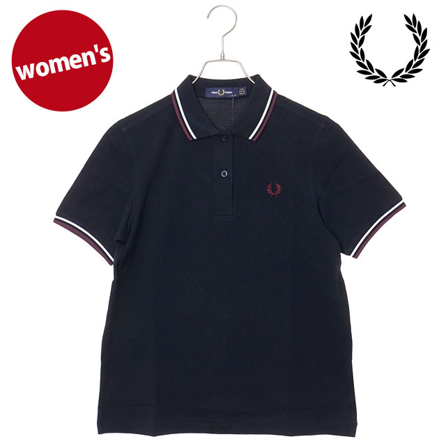 フレッドペリー FRED PERRY レディース ツインティップドフレッドペリーシャツ G3600-21B TWIN TIPPED FRED PERRY SHIRT NAVY SNOWWHITE OXBLOOD 正規取扱店