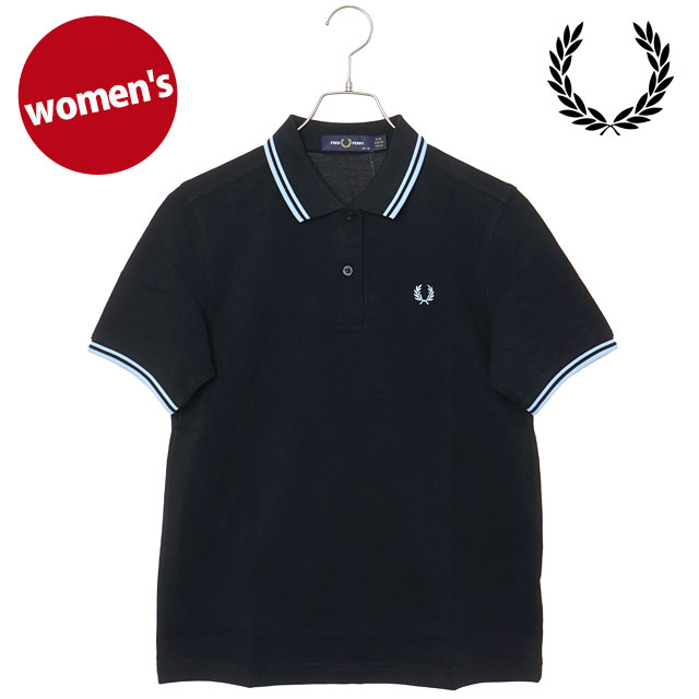フレッドペリー FRED PERRY レディース ツインティップド フレッドペリーシャツ G3600-22B SS26 TWIN TIPPED FRED PERRY SHIRT BLACK BLUE BLUE 正規取扱店