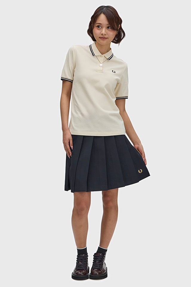 フレッドペリー FRED PERRY ポロシャツ ツインティップド フレッドペリーシャツ G3600-S70 SS26Q2 TWIN TIPPED FRED PERRY SHIRT ホワイト系 正規取扱店