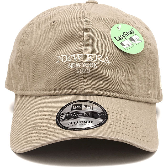 �j���[�G�� �L���b�v NEW ERA CAP �j���[���[�N 14745014 SS26 9TWENTY EasySnap NENY �X�q �C�[�W�[�X�i�b�v �T�C�Y�����\ �x�[�W�� ���K�戵�X