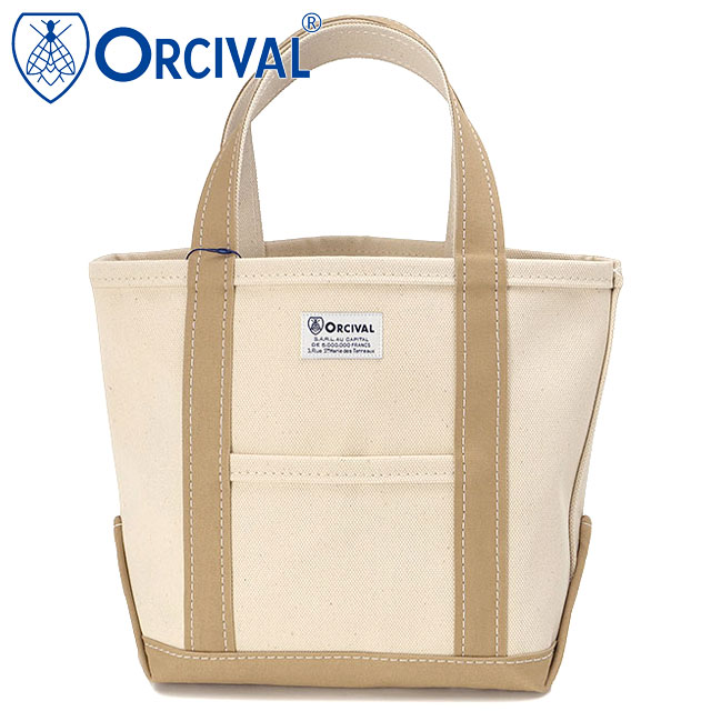 �I�[�V�o�� ORCIVAL �g�[�g�o�b�O �X���[�� OR-H0285-KWC TOTE BAG SMALL �� ���{�� �L�����o�X�g�[�g ���T�C�Y ���z �z���C�g�n ECRU MEDIUM-BEIGE ���K�戵�X