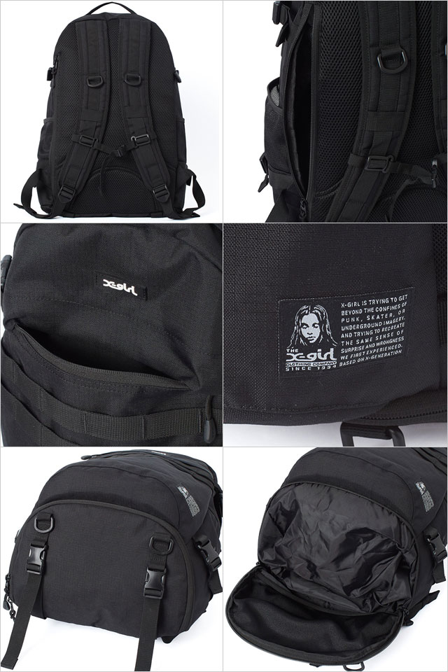 X-girl（エックスガール） リュック レディース フェイスラベル