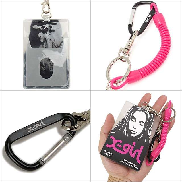 X-girl（エックスガール） レディース フェイスポスター ラバーパス