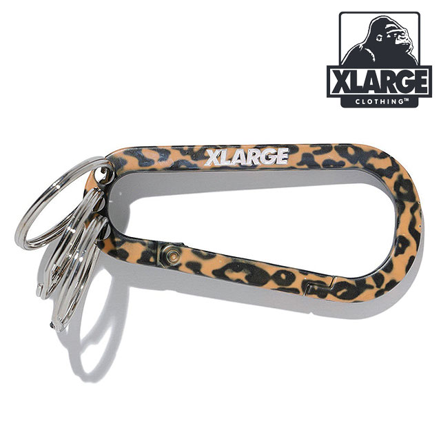 XLARGE（エクストラ ラージ） スタンダードロゴ キーリングカラビナ