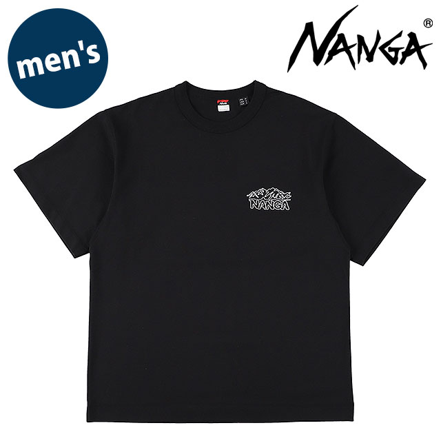 NANGA（ナンガ） メンズ エコハイブリッド ラインドローイングTシャツ