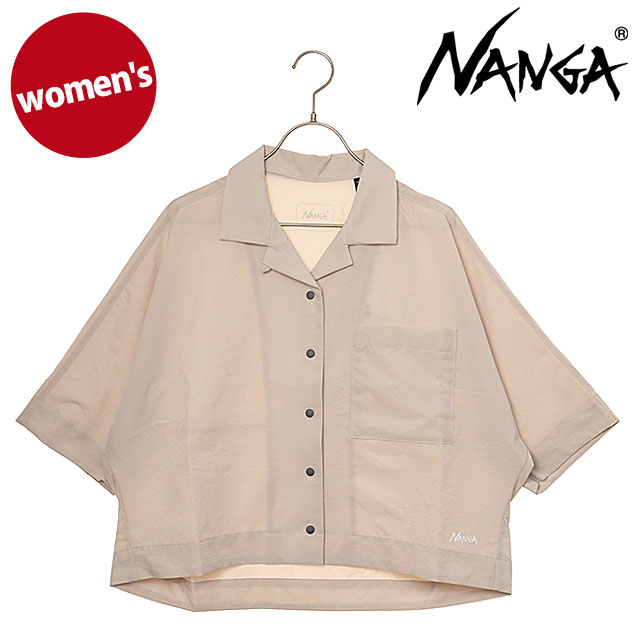 �i���K NANGA ���f�B�[�X �h�b�g�G�A �R���t�B�[�V���[�g�X���[�u�V���c �E�B�����Y N2611-1J022B SS26 DotAir COMFY S S SHIRT W �x�[�W�� S.BEG  ���K�戵�X