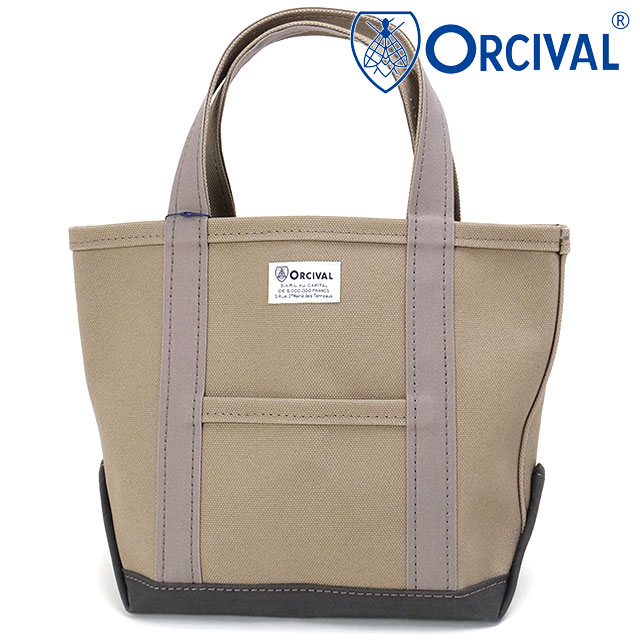 �I�[�V�o�� ORCIVAL �g�[�g�o�b�O �X���[�� OR-H0285-KWC SS26 TOTE BAG SMALL ���j�Z�b�N�X �� ���{�� �L�����o�X�g�[�g ���T�C�Y ���z �O���[ ���K�戵�X