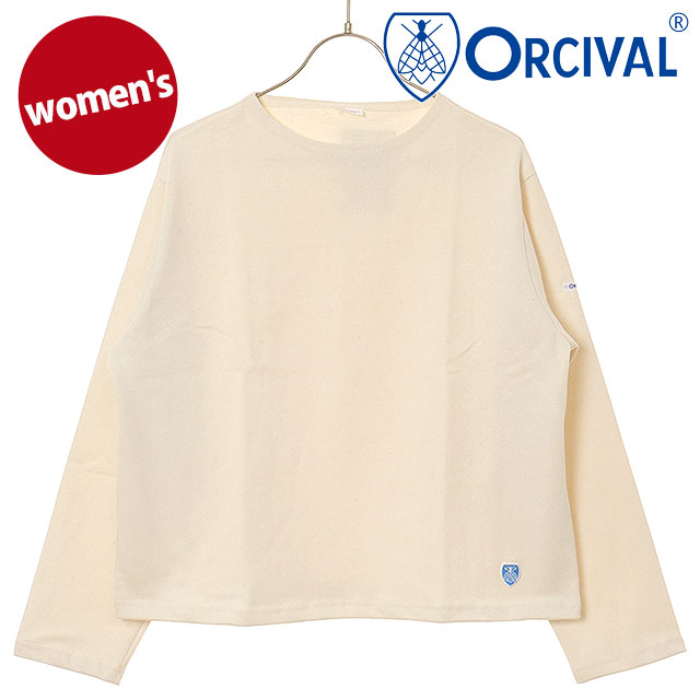 ORCIVAL（オーシバル） レディース クルーネック ロングスリーブプル